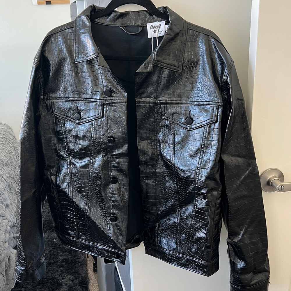 Princess Polly Faux Leather Jacket